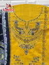 Aasha 1183 Printed Cotton Dupatta Pakistani Salwar Suits Wholesale Online
